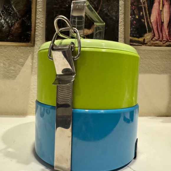 GoldFish Brand‎ Melamine Bento Tiffin Carrier Vintage Snack - Picture 3 of 6